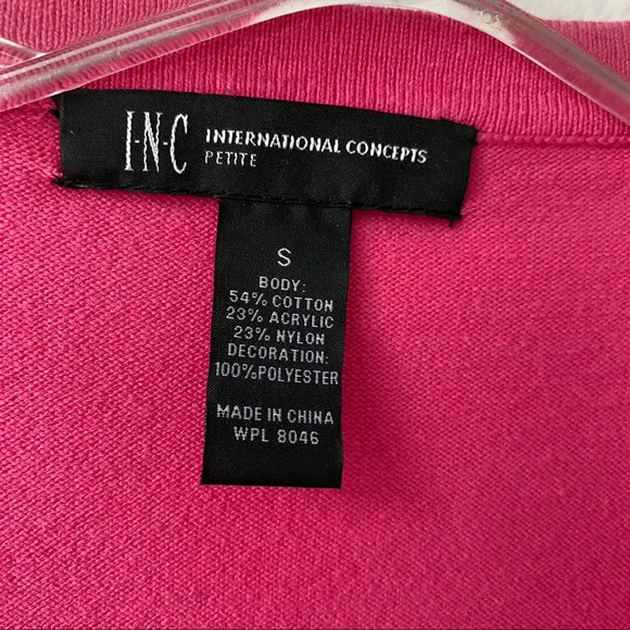 008. INC Pink Flower Sweater - Picture 8 of 9